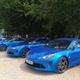A fleet of new Alpine A110.